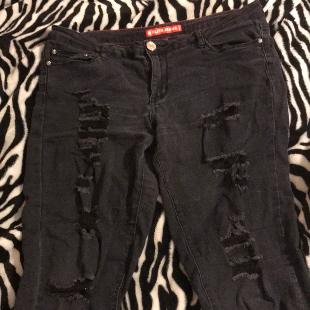 Black Skinny Jeans (size 11)